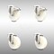 Service Caster 4 Inch 316SS Nylon Wheel Swivel Bolt Hole Caster Set with 2 Lock Brake SCC SCC-SS316BHTTL20S414-NYS-2-S-2 - alternate 1